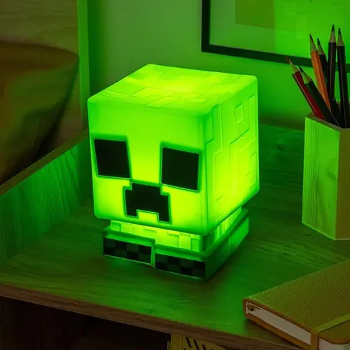 Λάμπα Paladone: Minecraft - Creeper SquishyGlo Silicone Light Επαναφορτιζόμενη, PP14710MCF - 5