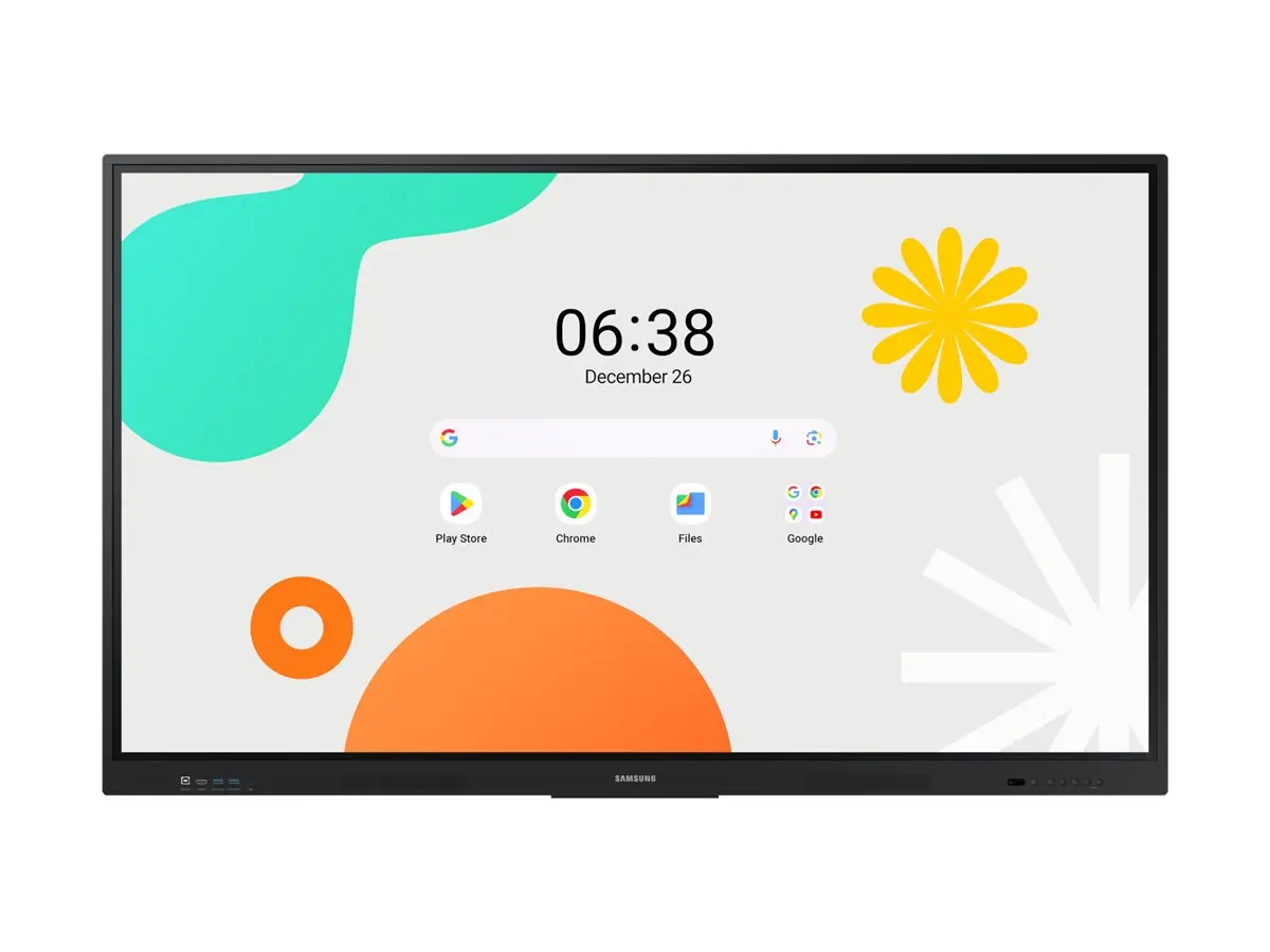 Интерактивен дисплей, Samsung Interactive E-Board WA86F 86" Android OS 4K Digital Flipchart TOUCH, Mirroring, Wi-Fi, Black