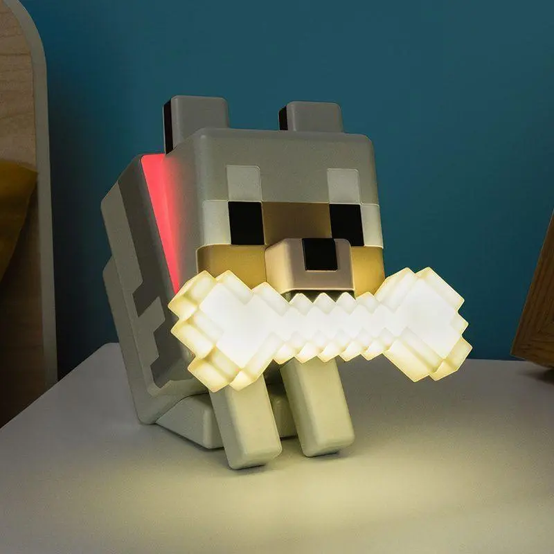 Лампа Paladone Glo Buddies: Minecraft - Wolf Light, PP14761MCF - image 2