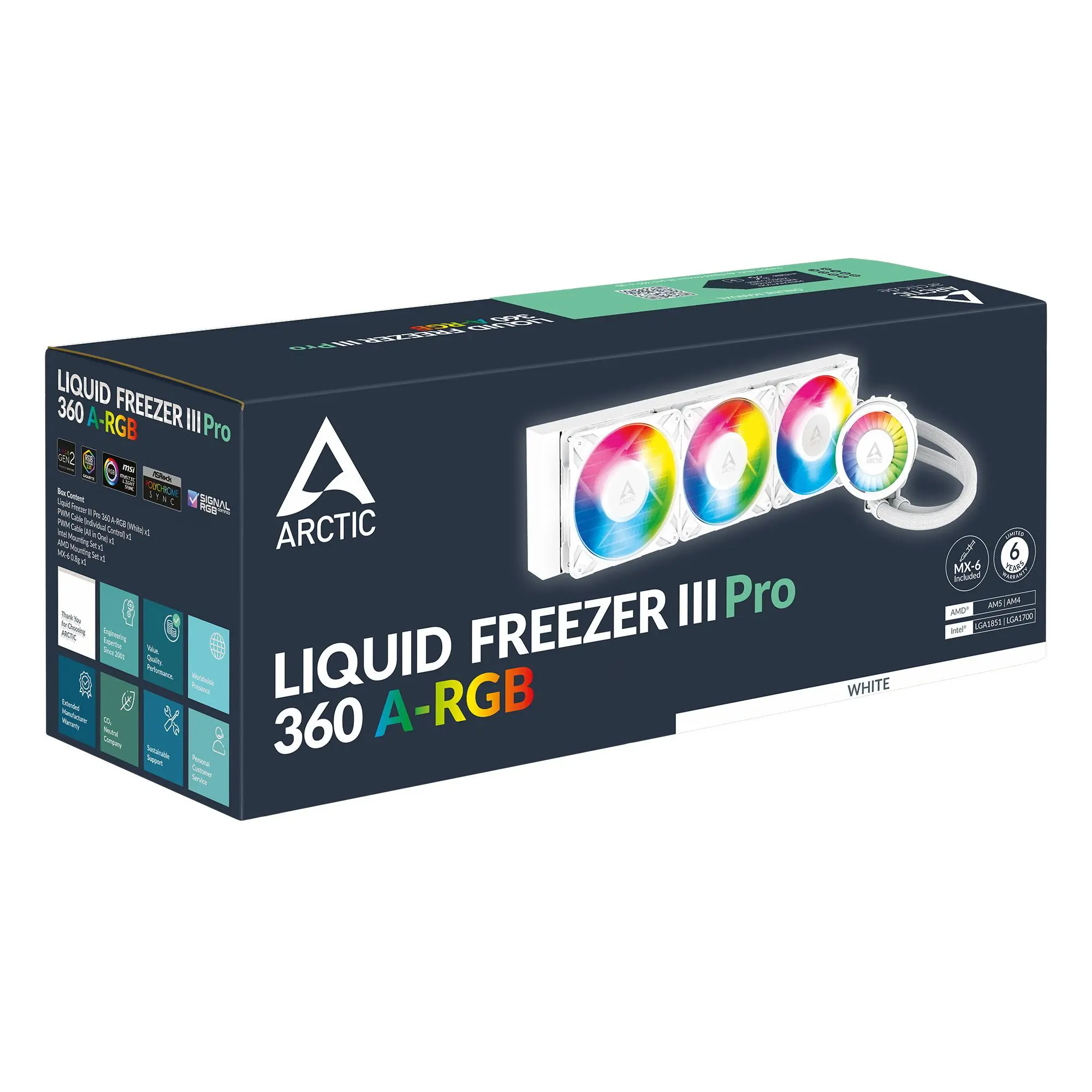 Arctic водно охлаждане Liquid Freezer III Pro 360 A-RGB White - image 5