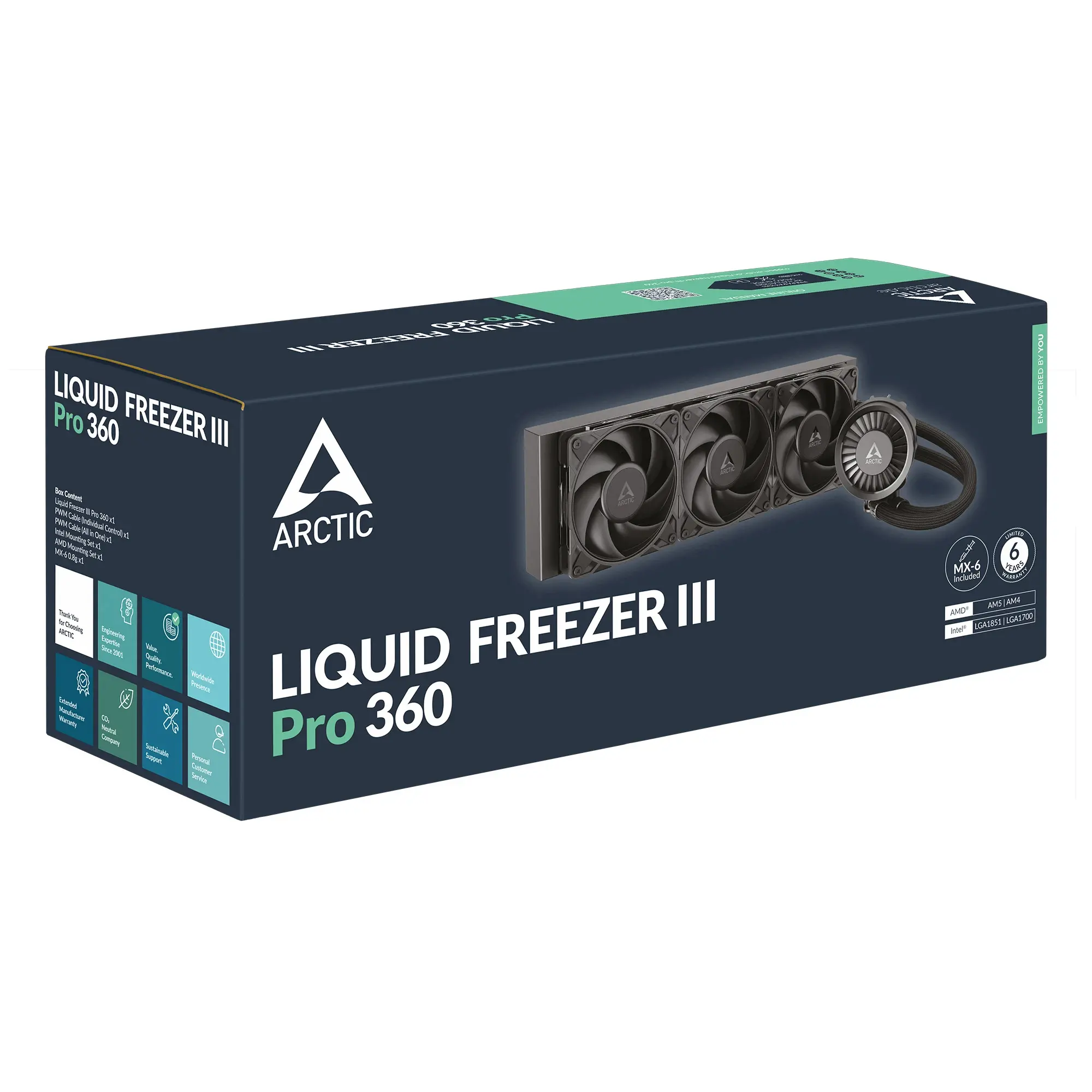 Arctic водно охлаждане Liquid Freezer III Pro 360 Black - image 5