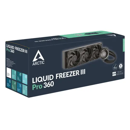 Arctic водно охлаждане Liquid Freezer III Pro 360 Black - image 5