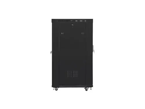 Комуникационен шкаф, Lanberg rack cabinet 19" free-standing 22U/800x1000 (flat pack) with mesh door lcd black v2 - image 2