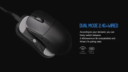 Lamzu професионална геймърска мишка INCA 8K - Wireless Gaming Mouse - White - image 10
