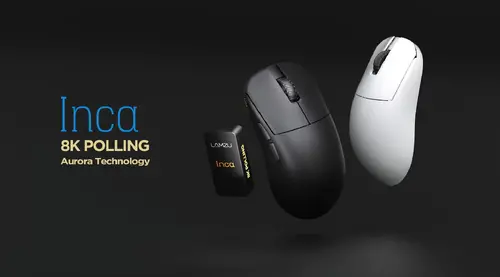 Lamzu професионална геймърска мишка INCA 8K - Wireless Gaming Mouse - White - image 7