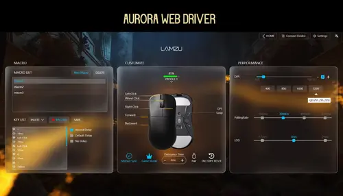 Lamzu професионална геймърска мишка INCA 8K - Wireless Gaming Mouse - Black - image 18