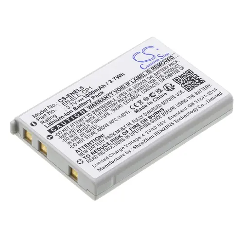 Μπαταρία για μηχανή NIKON EN-EL5 Li-Ion 3.7V 1000mAh Cameron Sino - 2