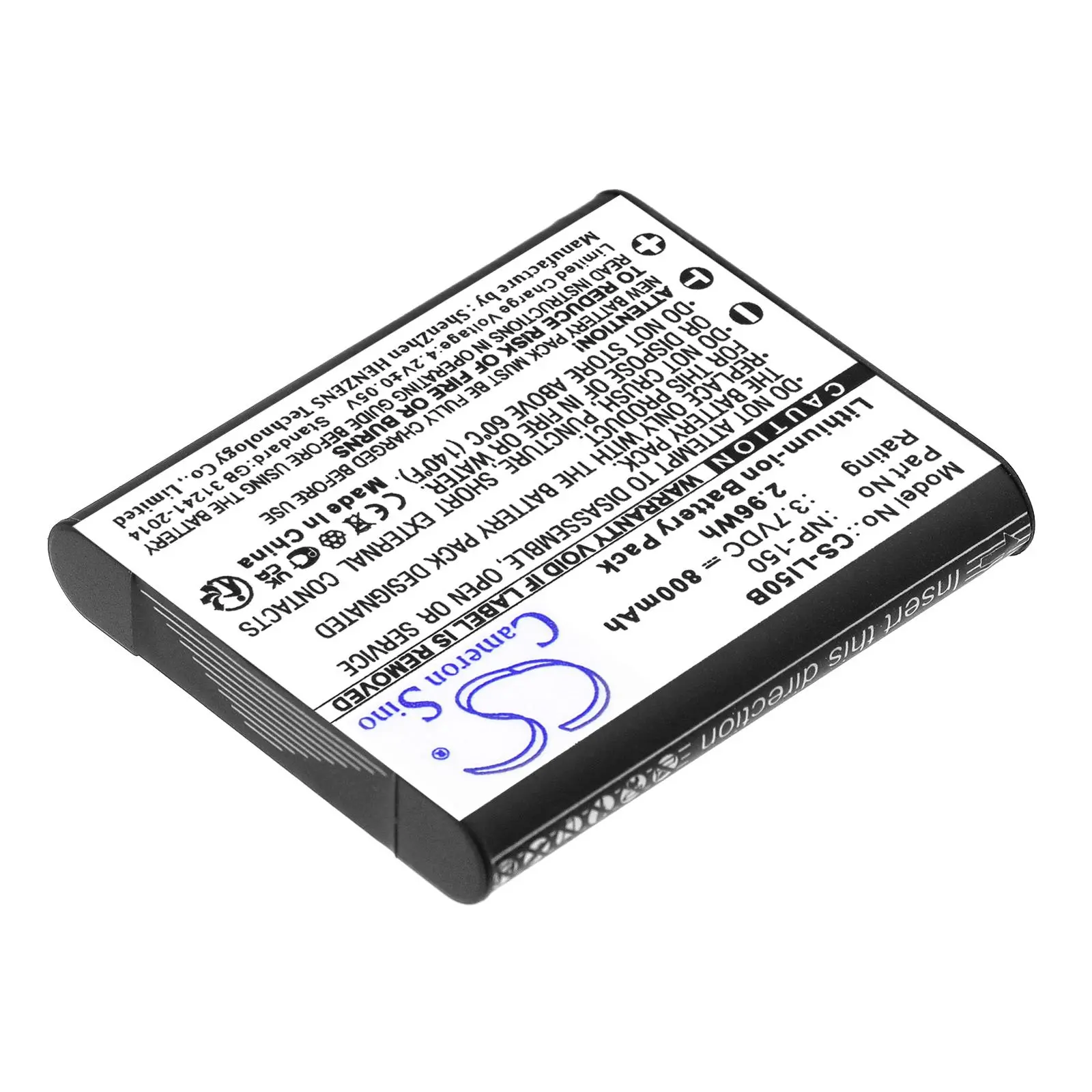 Батерия за апарат Cameron Sino 3.7V 800mAh, LiIon , OLYMPUS Li50 - image 1