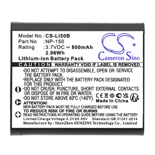 Baterie pentru aparat Cameron Sino 3.7V 800mAh, LiIon, OLYMPUS Li50 - 1