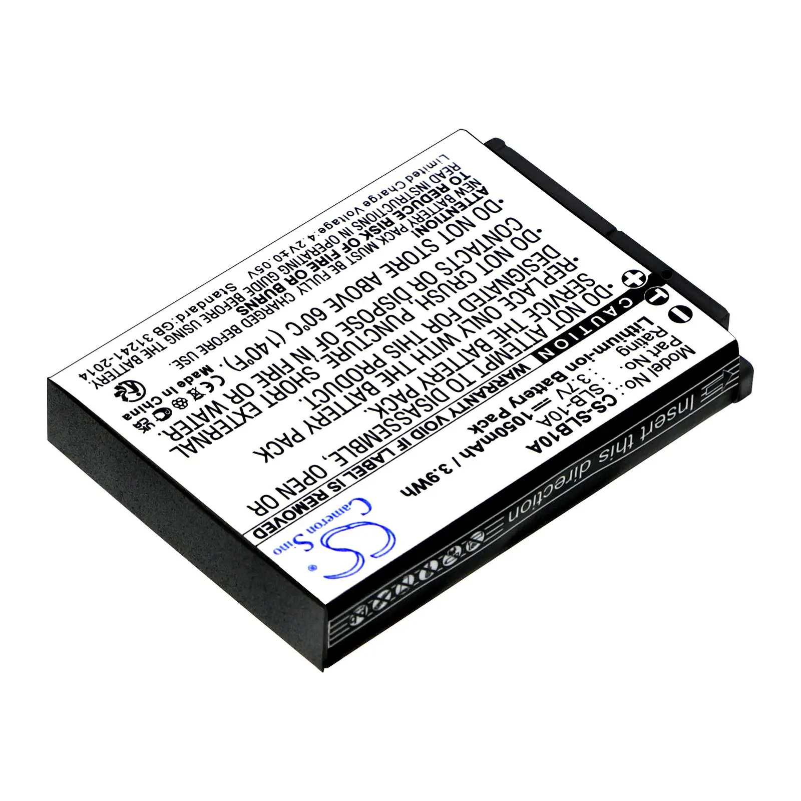 Батерия за фотоапарат SAMSUNG SLB10A LiIon 3.7V 1050mAh, Cameron Sino - image 1