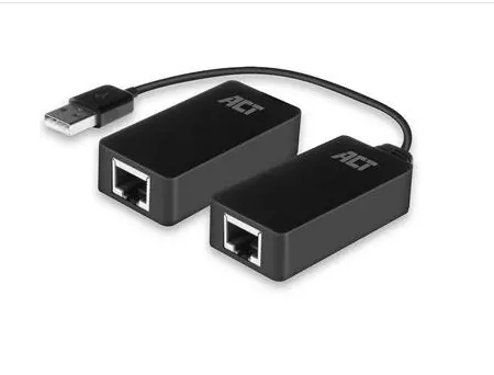 Prelungitor USB activ ACT AC6063, USB 2.0, UTP până la 50 de metri - 1