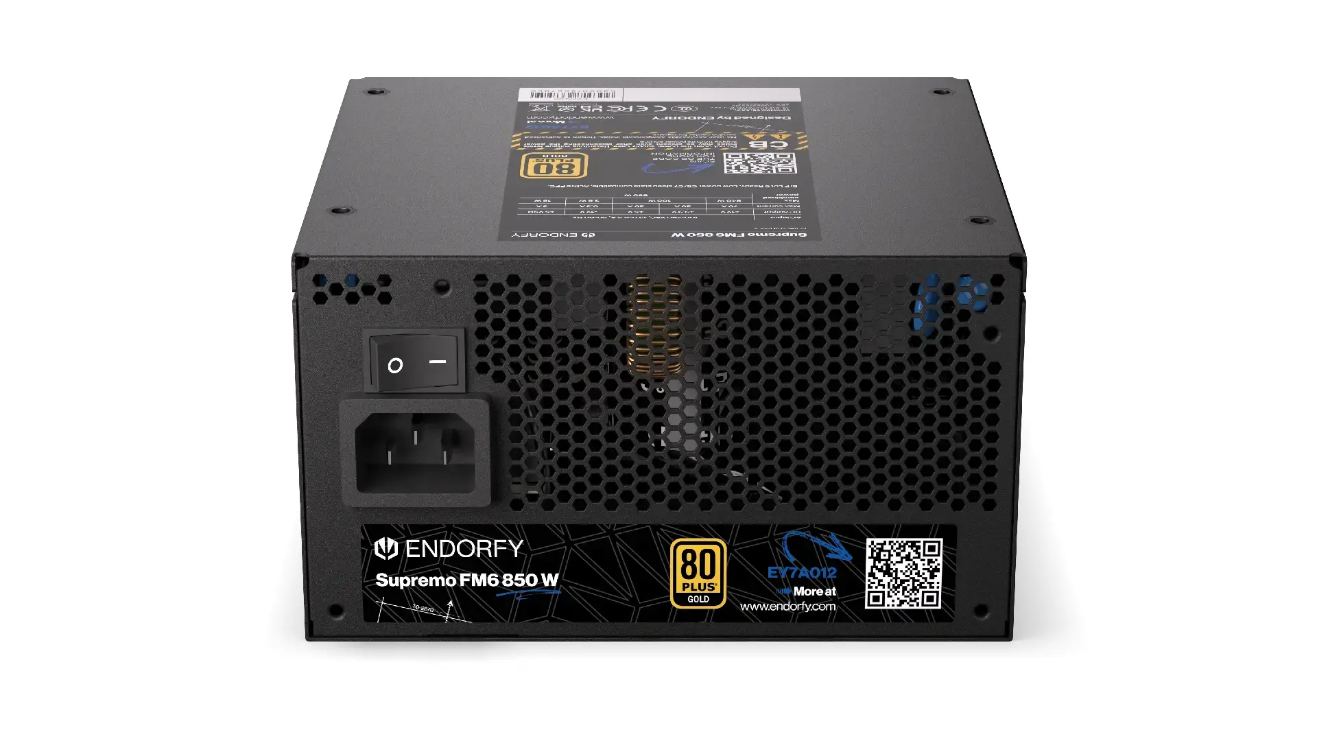 Захранващ блок Endorfy Supremo FM6 850W 80+ Gold, PCIe 5.1 - Fully Modular - image 8