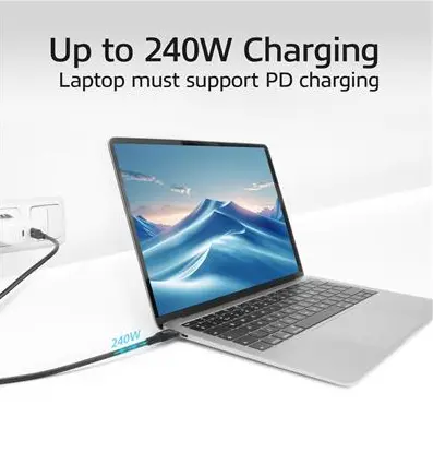 ACT Кабел USB-C - USB-C, 1 м / USB4, 20Gbps, 240W - image 5
