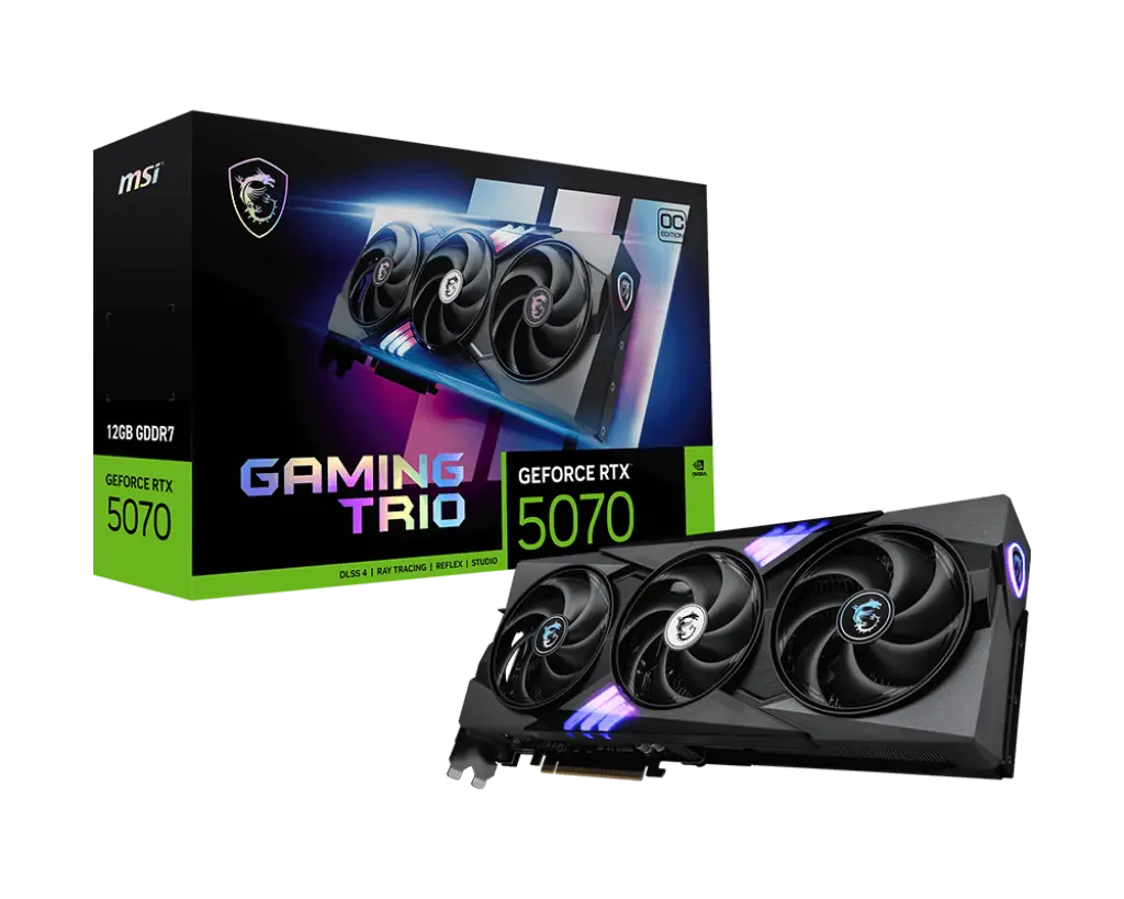 Видео карта, MSI RTX5070 12G GAMING TRIO OC - image 4