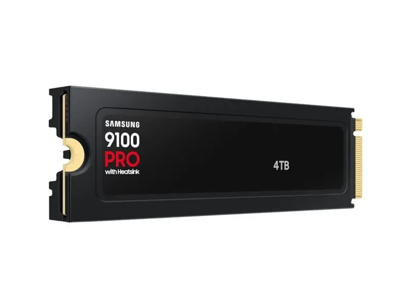 Твърд диск, Samsung SSD 9100 PRO 4TB Heatsink PCIe 5.0 NVMe 2.0 M.2 Read 14800 MB/s Write 13400 MB/s - image 2