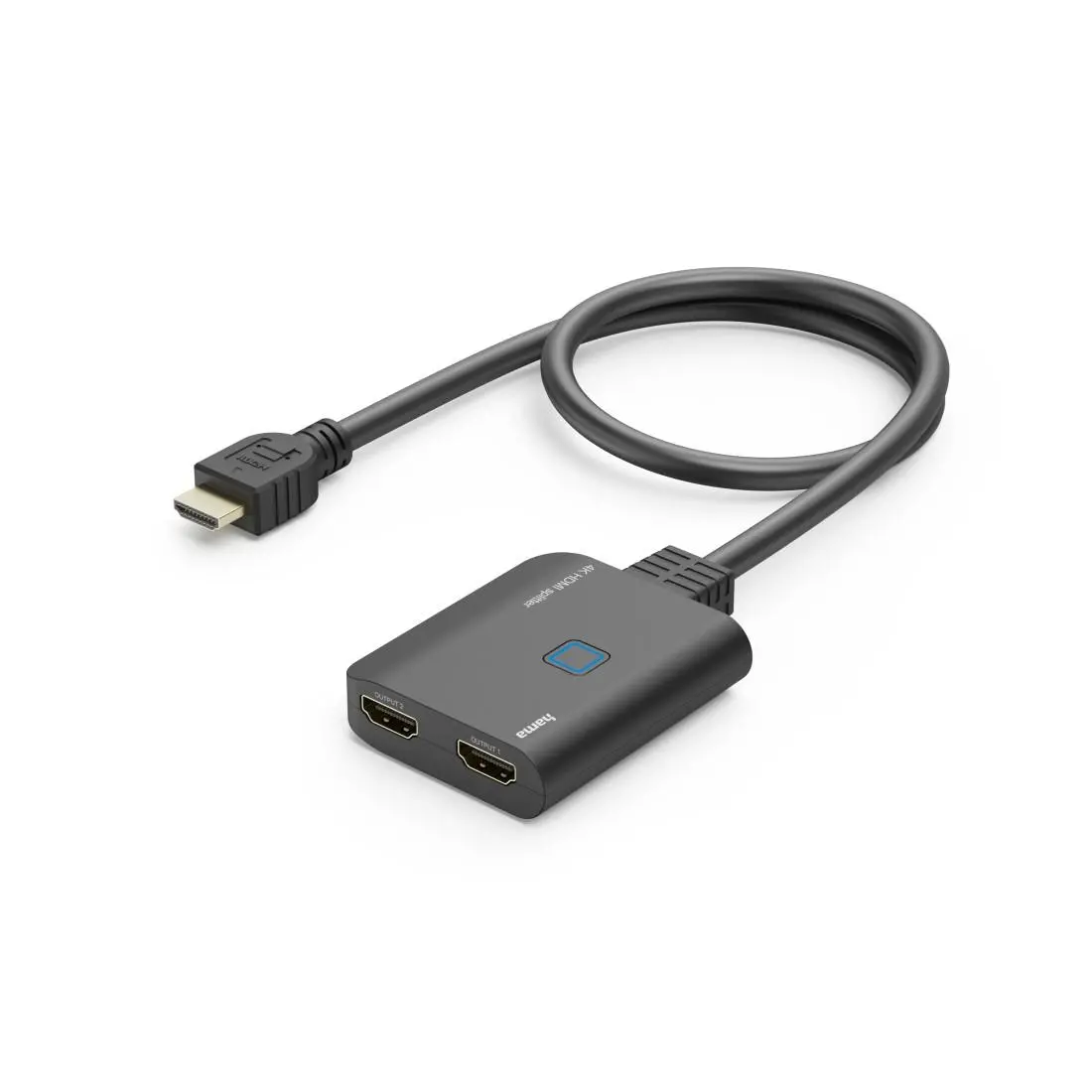 HAMA Сплитер 4K HDMI мъжко - 2 x HDMI женско, черен - image 3