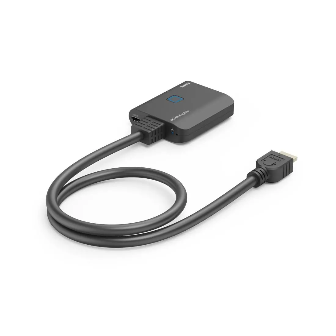 HAMA Сплитер 4K HDMI мъжко - 2 x HDMI женско, черен - image 4