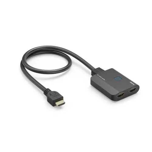 HAMA Splitter 4K HDMI tată - 2 x HDMI mamă, negru - 1