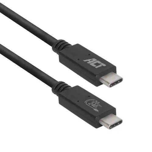 ACT Cablu USB-C - USB-C, 1 m / USB4, 20Gbps, 240W, certificat USB-IF - 1