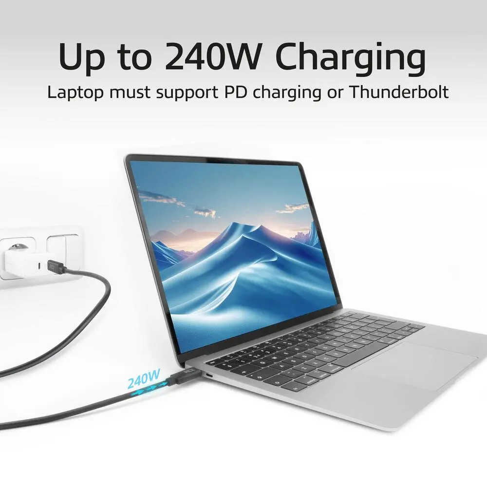 ACT Кабел USB-C - USB-C, 2 м / USB4, 20Gbps, 240W, сертифициран USB-IF - image 5