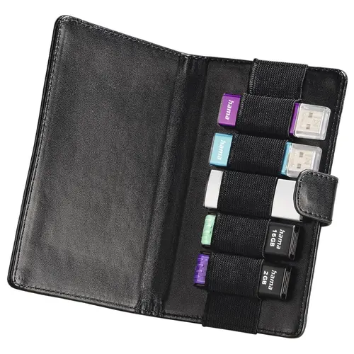 HAMA Θήκη "Vegas" για 5 USB flash drive, μαύρη - 1