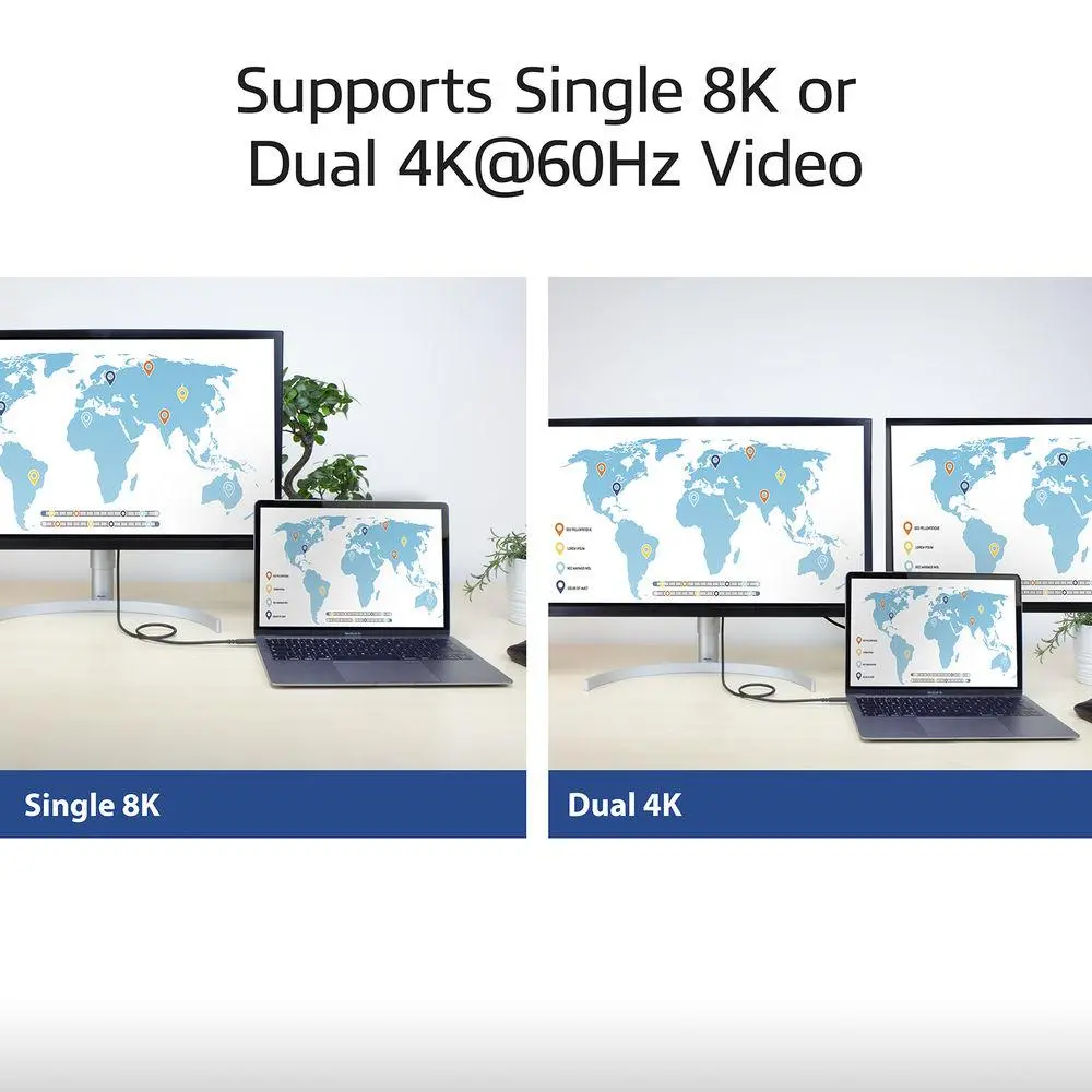 Кабел ACT USB-C - USB-C, 0.8 м / USB4, 40Gbps, 240W, сертифициран USB-IF - image 3