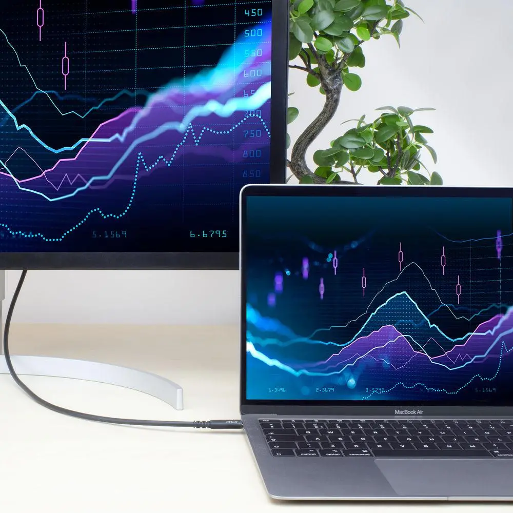 Кабел ACT USB-C - USB-C, 0.8 м / USB4, 40Gbps, 240W, сертифициран USB-IF - image 7