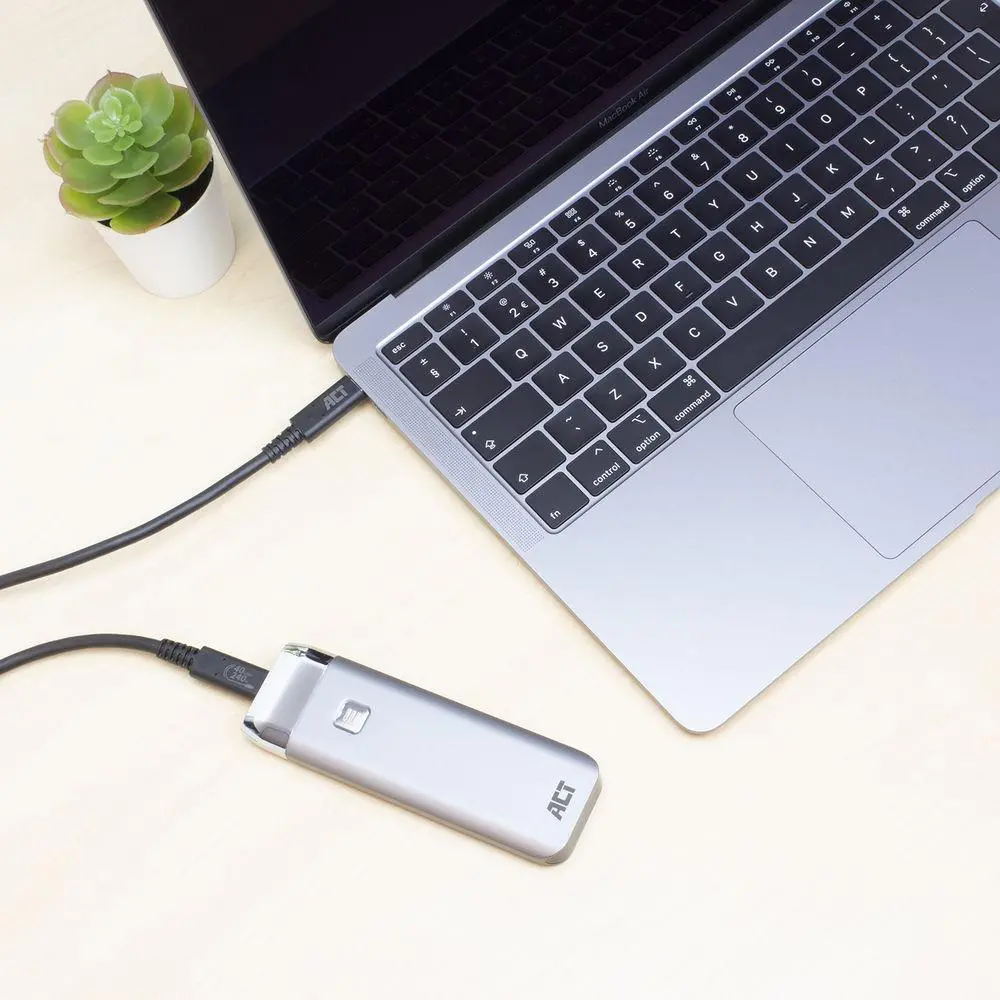 Кабел ACT USB-C - USB-C, 0.8 м / USB4, 40Gbps, 240W, сертифициран USB-IF - image 8
