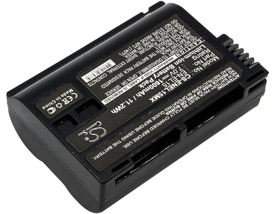 Μπαταρία για φωτογραφική μηχανή NIKON EN-EL15MX Li-Ion 7V 1600mAh Cameron Sino - image 2