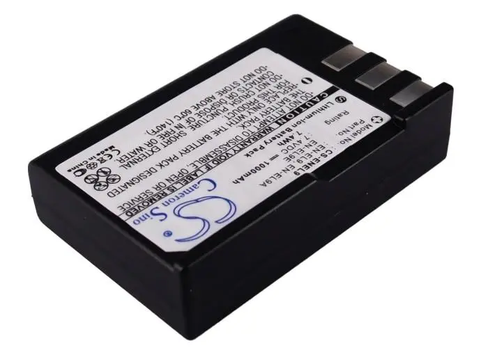 Батерия за апарат NIKON EN-EL9  D-SLR D40 D60 D3000 D5000, 7.4V, 1000mAh, Li-Ion, Cameron Sino - image 2