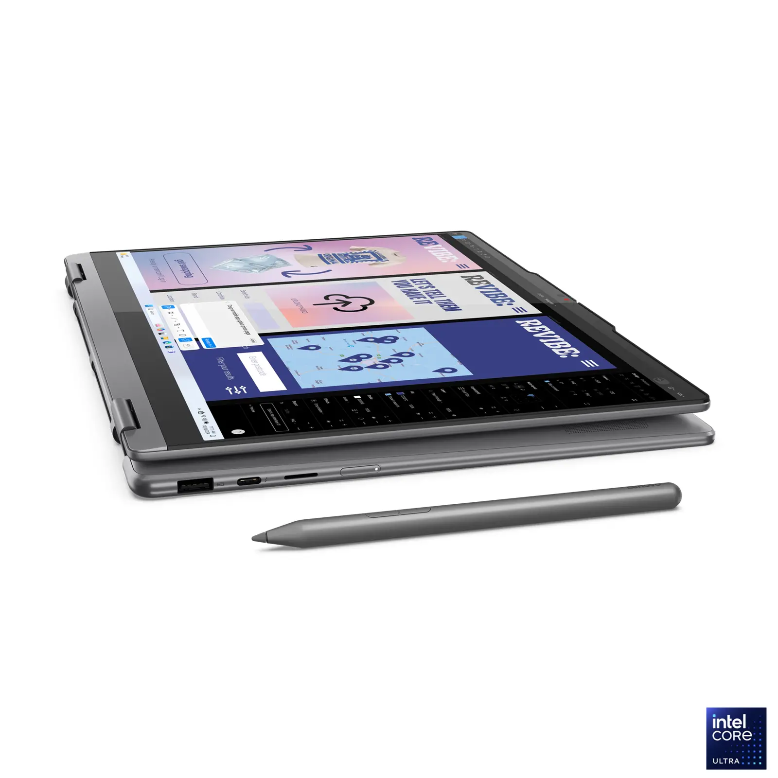 LENOVO Yoga 7 2-in-1 Intel Core Ultra 5 226V 14inch WUXGA OLED 400N Touch HDR 16GB DDR5 512GB PCIe W11H Luna Grey - image 5