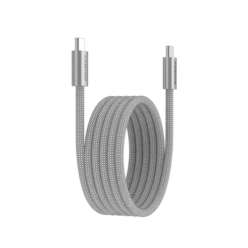 CANYON cable OnWire 60MG C-C 60W Magnet Braided 1m Light Grey - image 4