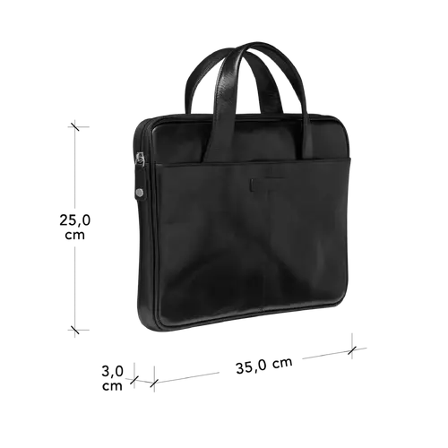 Кожена чанта за лаптоп dbramante1928 Silkeborg 13 Laptop Bags (2nd Gen), Black - image 5