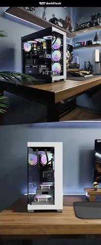Darkflash кутия Case ATX - DS900 White - USB-C - image 9