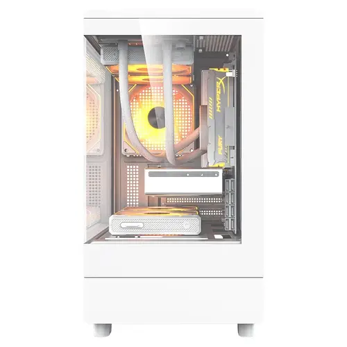 Darkflash кутия Case mATX - DB330M White - Reversed fans included - image 2