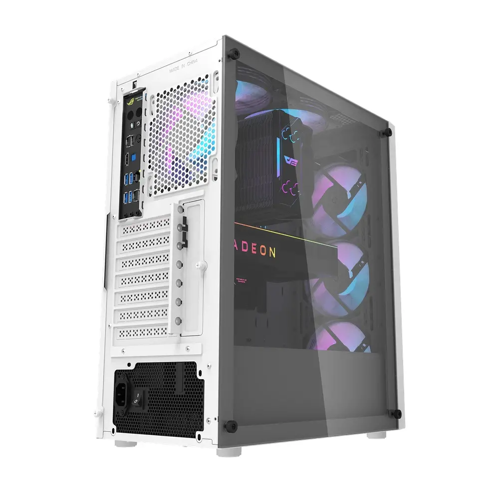 Darkflash κουτί Case ATX - DK351 White - 4 ανεμιστήρες περιλαμβάνονται - image 1