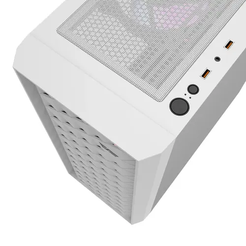 Darkflash carcasă Case ATX - DK351 White - 4 ventilatoare incluse - 8