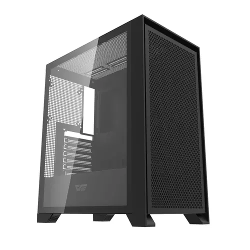 Darkflash carcasă Case ATX - DRX70 Mesh Black - Addressable RGB 4 ventilatoare, USB-C - 6