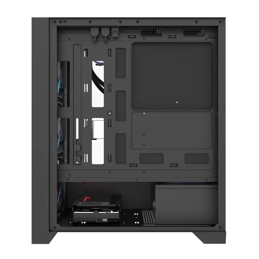 Darkflash кутия Case ATX - DRX70 Mesh Black - Addressable RGB 4 fans, USB-C - image 6