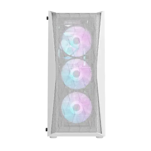Darkflash кутия Case ATX - DK352 White - 4 fans included - image 3
