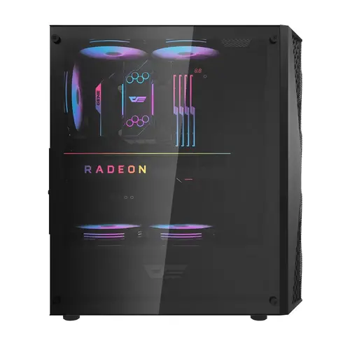 Darkflash кутия Case ATX - DK352 Black - 4 fans included - image 5