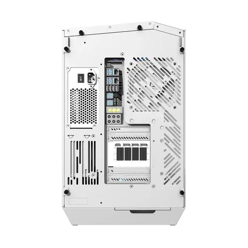 Darkflash кутия Case ATX - DY470 Ice White - 4 x 120 mm Infinity Mirror Fans - image 3