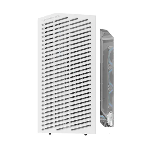 Darkflash кутия Case ATX - DY470 Ice White - 4 x 120 mm Infinity Mirror Fans - image 4