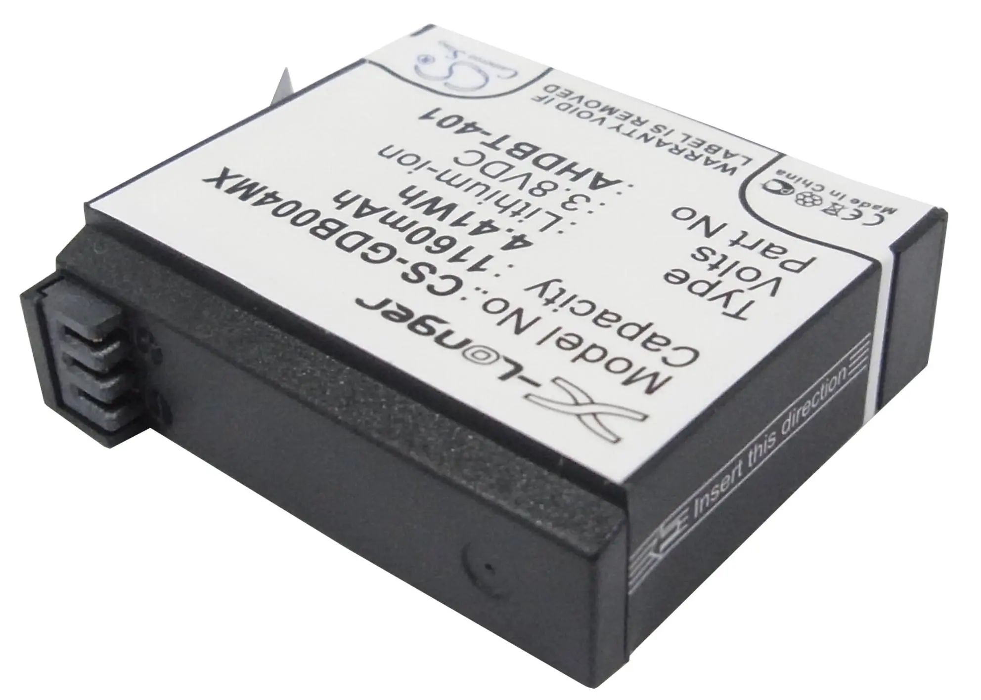 Батерия за камера GOPRO Hero 4; HERO 4 Plus AHDBT-401 3,8V 1160mAh LIIon Cameron Sino - image 1