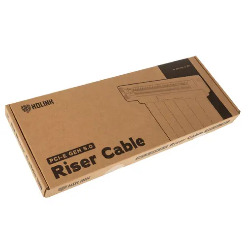 Кабел за вертикален монтаж на видео карта Kolink Riser Cable 300mm 90 degree - PCI-E 5.0 - image 4