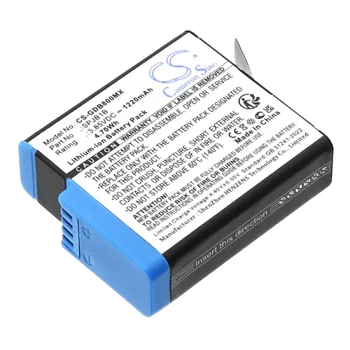 Батерия за камера GOPRO Hero 5; HERO 6; Hero 7; Hero 8  AABAT-001  3,85V 1220mAh   LIIon Cameron Sino - image 2