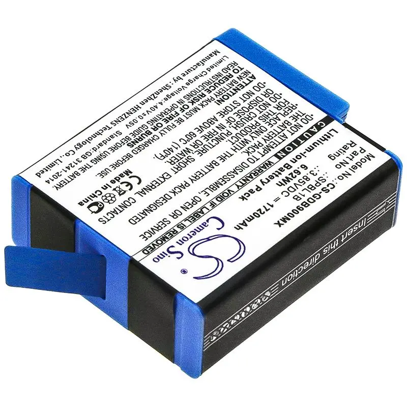 Батерия за камера GO PRO Hero 9; HERO 10; Hero 11; Hero 12 AHDBT-901 3,85V 1720mAh LIIon Cameron Sino - image 1