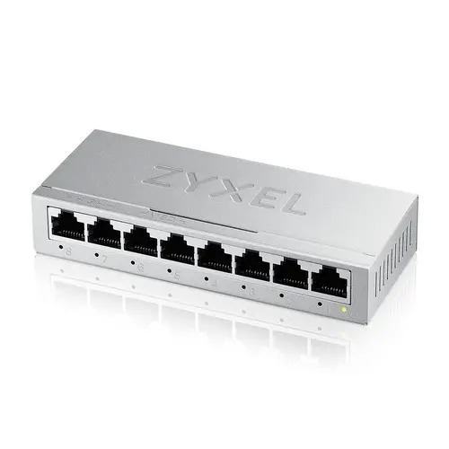 Комутатор, Zyxel GS-108B V5 8-Port MINI Desktop Gigabit Ethernet Switch - image 1
