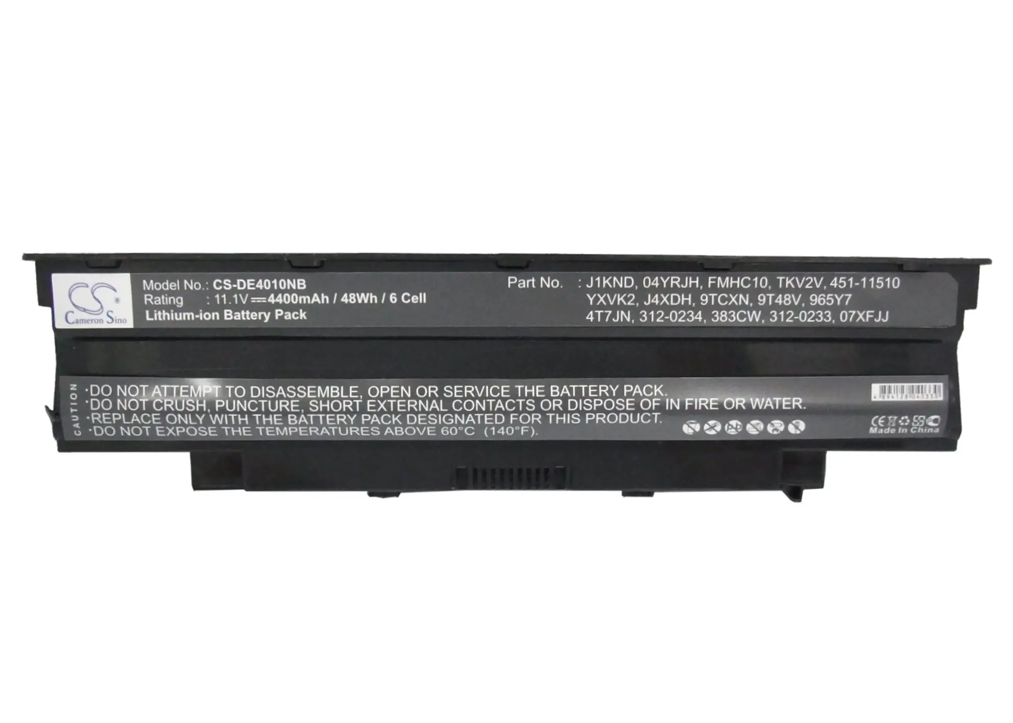 Батерия за лаптоп Dell Inspiron 15 N5010 15R N5010 N5010 N5110 14R N5110 3550 Vostro 3550 J1KND 11.1V 4400mAh CAMERON SINO