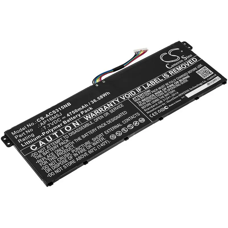 Батерия за лаптоп ACER AP16M5J Aspire 3 A315-21 LIPo 7,7v 4750mA Cameron Sino - image 1
